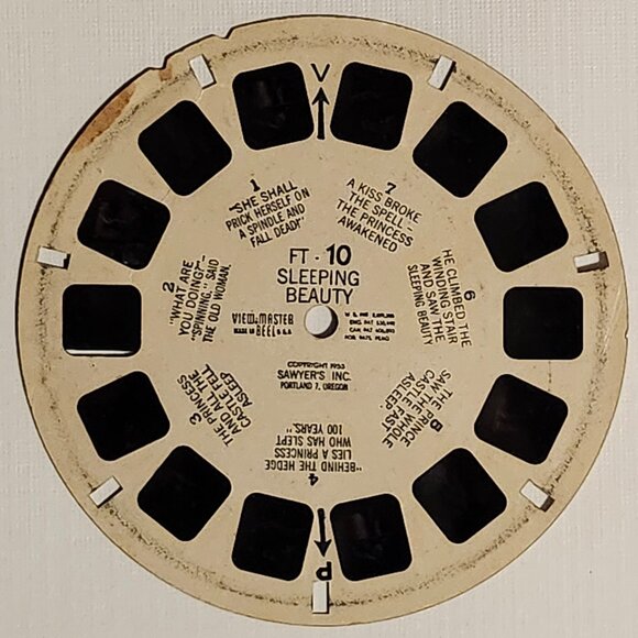 VINTAGE Sleeping Beauty View Master Reel + Bonus Reel - Picture 4 of 4